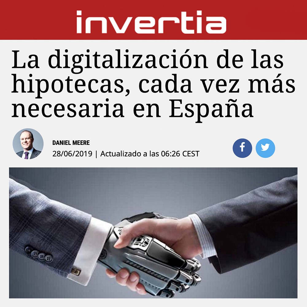La digitalización de las hipotecas en España