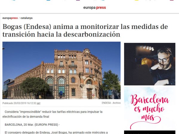 Europapress publica el evento con Endesa