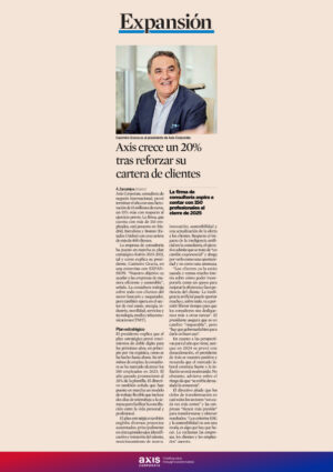 Entrevista a Casimiro Gracia, CEO de Axis Corporate, en el diario Expansión