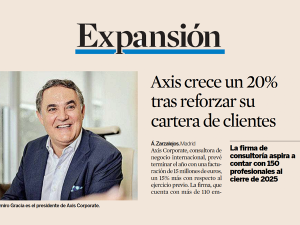 Entrevista a Casimiro Gracia, CEO de Axis Corporate, en el diario Expansión